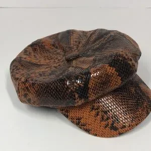 POL Newsboy Hat NWOT POL | Accessories | Pol Hatti Vegan High Shine Patent Faux  main image 2